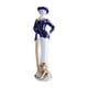 thumbnail image 4 of Estatua de cerámica de dama y perro, figura de niña, estatua elegante de porcelana para escritorio Estilo D, 4 of 9