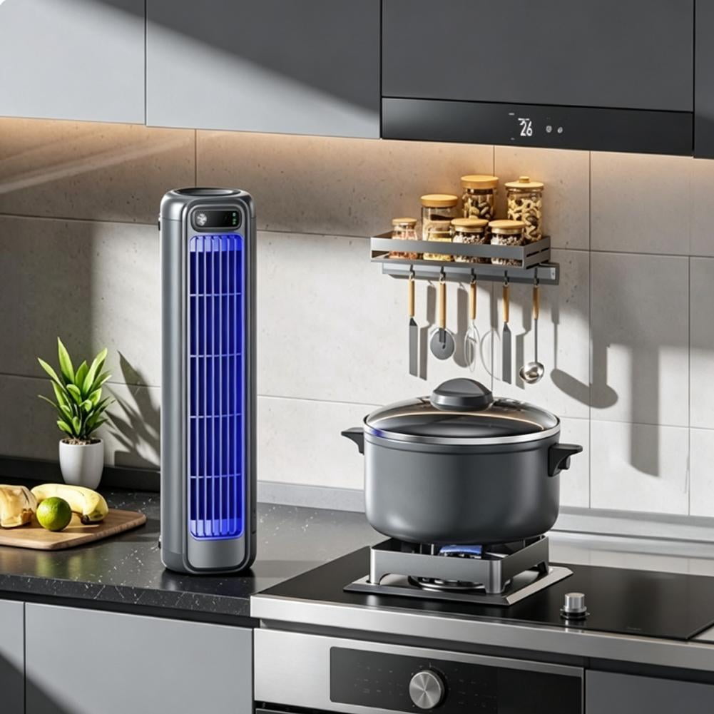Tower Fan For Bedroom, 12.3" Cooling Wall Mount Fan for Room USB Bladeless Fan for Bedroom Dormitory Kitchen Office