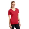 thumbnail image 4 of Sport-Tek Ladies PosiCharge Competitor V Neck Tee-XL (True Red), 4 of 6