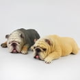 thumbnail image 2 of Figura de bulldog, 2 unidades, cachorro, juego de figuras, juguetes para niños, mascota artificial de plástico, 2 of 6