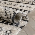 thumbnail image 7 of Well Woven Maya Odina Moroccan Trellis Diamond Pattern Grey 2'7" x 9'10" Runner Textured Pile Area Rug, 7 of 7