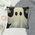 thumbnail image 2 of ARISTURING  Halloween Pillow Covers Halloween Decorations Indoor Skull Ghost Witch Bats Throw Cushion Covers for Halloween Deocr Sofa Couch, 2 of 5