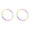 White-2Pcs, variant on EverydayNest Detachable Exercise ,Adjustable Weight and Size Fitness Ring with Bamboo-Style Grip,70cm PE Sports for Gymnastics,Dance and Training,White