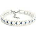 thumbnail image 1 of HAHDAXIA Collier pour Animal de Compagnie en Perles et Strass Collier pour Chat et Chien Collier Ajustable pour Petit Chien, 1 of 1