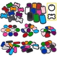 thumbnail image 4 of 100 Uds. Etiqueta de identificación de perro personalizada, goma en blanco para llavero silencioso de aluminio, colgante, accesorios de adorno grabables, 4 of 5