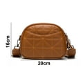 thumbnail image 2 of Bolsos tipo bandolera para mujer, bolso tipo bandolera con correa de hombro ajustable y desmontable marrón, 2 of 5