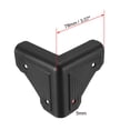 thumbnail image 2 of Unique Bargains Plactic Box Corner Protectors Edge Guard Protector 78 x 78 x 73mm 12Pcs, 2 of 3