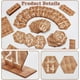thumbnail image 4 of 25 juegos de números de mesa con base de madera para recepciones de boda. Números de mesa autoportantes para centros de mesa de boda., 4 of 6
