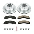 thumbnail image 3 of PowerStop Rear Z23 Evolution Sport Carbon-Fiber Ceramic Brake Pad and Drilled & Slotted Rotor Kit Fits: CHEVROLET GMC Select Models K6993, 3 of 10
