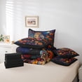 thumbnail image 6 of Feelyou Rustic Owl Flower Twin Bedding Sets 7pcs, Hippie Galaxy Bedding Comforter Set, 6 of 8