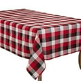 thumbnail image 6 of Fennco Styles Classic Buffalo Plaid Cotton Blend Tablecloth - Holiday Plaid Table Cover for Christmas, Home, Dining Room Decor, Banquet, Family Gathering and Special Occasion, 6 of 6