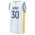thumbnail image 3 of Men's Fanatics Stephen Curry White Golden State Warriors Fast Break Replica Jersey - Association Edition, 3 of 3