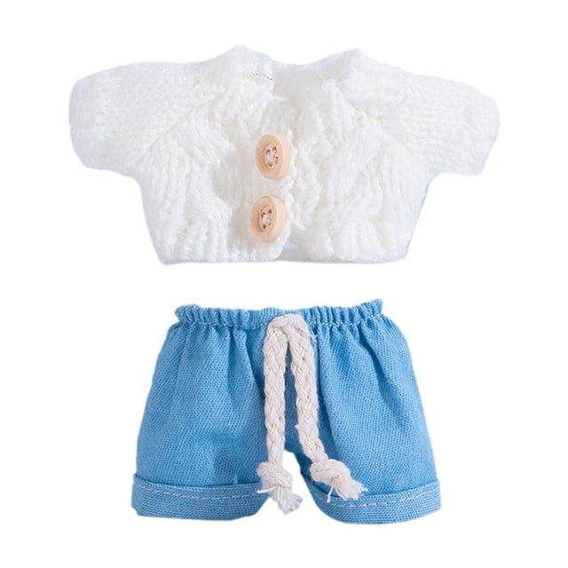 Mini juego de ropa para muñecas de 15 cm, trajes para muñecas de niña, disfraz, ropa cómoda para muñecas, accesorios para fotos, colgante para muñecas