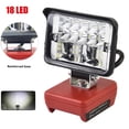 thumbnail image 3 of Luz De Trabajo Súper Brillante Lámpara de camping Luces de emergencia 3 pulgadas 12W para baterías de litio Milwaukee M18 20V, 3 of 8