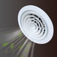thumbnail image 2 of Adjustable Air Ventilation Cover Round Ducting Ceiling Wall Hole Abs Air Vent, 2 of 5