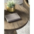 thumbnail image 4 of Home Square Round Reclaimed Pine End Table in Rustic Brown - Set of 2, 4 of 8