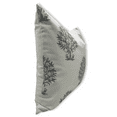 thumbnail image 5 of Fabdivine Block Print Throw Pillow Cover, 14x14 inch, Thick Cotton, Handmade, Boho, Grey and white, 5 of 5