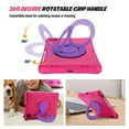thumbnail image 4 of ProCase Kids Case for iPad Air 10.9'' 5th Gen 2022 / 4th Gen 2020, iPad Pro 11 2020/2018, Shockproof Rotate Handle Fold Stand Lightweight Kids Friendly Case for iPad Air 5/4 & iPad Pro 11 –Magenta, 4 of 7