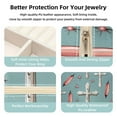 thumbnail image 3 of Easter Travel Portable Jewelry Box - Square Organizer Box with Bracelet Holder, Earring Organizer – Store Rings, Earrings, Necklaces, Bracelets, and More! Suitable for Girls and Women, 3 of 6