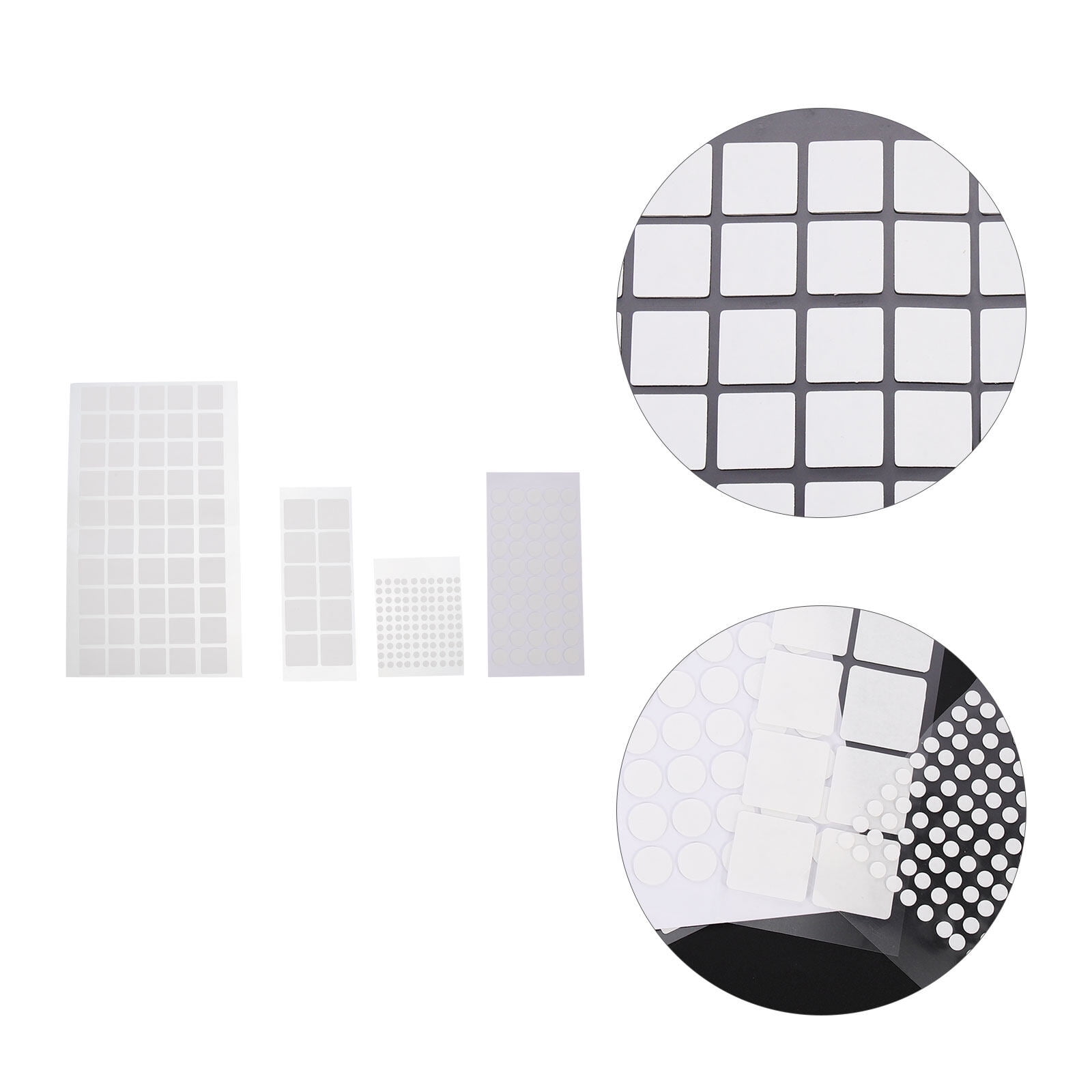 1Set DIY Double-sided Sticky Dots Removable Round Square Sticky Dot Double  Stick Tape 