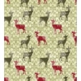 thumbnail image 3 of Ambesonne Vintage Duvet Cover Set, Damask Design Pattern, Twin, Maroon Green, 3 of 3