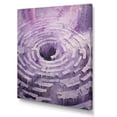 thumbnail image 2 of Designart "Dreaming In A Lyrical Purple Dream" Abstract Spirals Wall Art Prints, 2 of 7