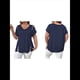 thumbnail image 3 of Blusas Tipo Túnica de Corta para Mujer, con Escote en V Recortado, Elegantes, Informales, Holgadas y Largas Azul Marino 4XL, 3 of 7