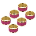 thumbnail image 6 of 6 Pcs Sparkling Napkin Rings Napkin Holder For Dining Anniversary Wedding Party, 6 of 9