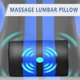 thumbnail image 6 of Wasait Gaming Chair with Footrest High Back Computer Office Gamer Chair with Massage and Headrest Lumbar Support Swivel Seat Ergonomic Game Chair for Adults, Blue, 6 of 10