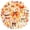 4A-50pcs, variant on 35pcs-50pcs Elegant Stickers Stationery Autumn Stickers Ribbon Bows Stickers for Laptops Suitcase Guitar