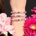 thumbnail image 3 of Picasso Porcelain Macrame Bracelet | Piglet Blue, 3 of 6