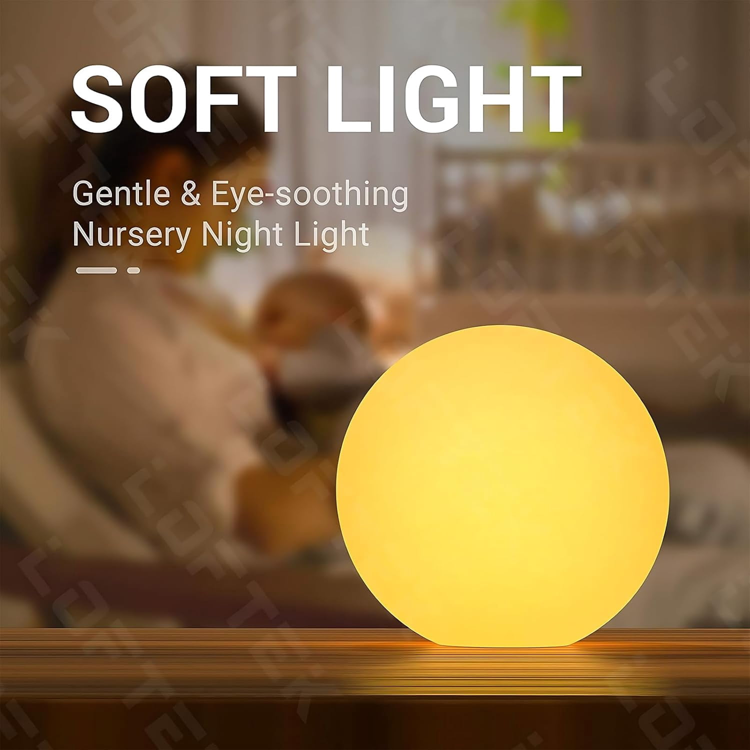 LED Night Light Ball, 6/8/12-inch 16 RGB Colors and Dimmable Globe Light with Remote, Upgraded Folding Handle, Seamless Matte Housing, Rechargeable IP65 Floating Pool Light, for Nursery or Decor