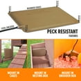 thumbnail image 4 of K&H Pet Products Thermo-Peep Heated Indoor and Outdoor Chicken and Chick Pad Tan Petite 9 X 12 Inches, 4 of 12