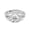 Round, variant on 1-5 Carat (ctw) White Gold Princess Cut LAB GROWN Diamond Three Stone Engagement Ring (Color E-F, Clarity VS2-SI1) Princess Shape 2 Carat Size: 7