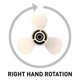 thumbnail image 3 of Compatible with Yamaha 6 HP 8 1/2 X7 1/2 outboard propellers, 3 of 5