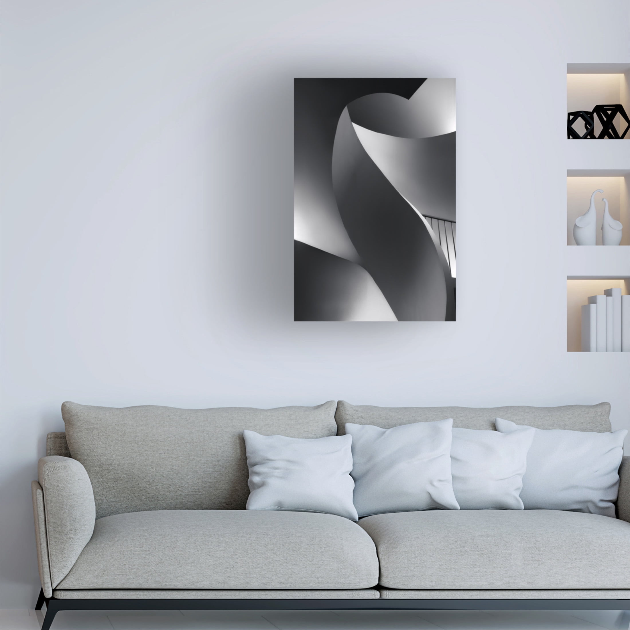 Trademark Fine Art Olavo Azevedo Stairs Canvas Wall Art