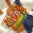 thumbnail image 4 of Sorbus 8-Piece Deep Glass Baking Dish Set with Lids - Versatile, Durable, Oven-Safe, & Dishwasher-Safe for Easy Baking, Storing, & Serving, 4 of 5