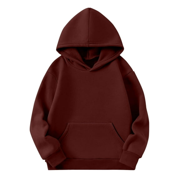 Maean Toddler Kids Fleece Sweatshirts Oversized Causal Loose Hoodie Pockets Sweatshirt for Boys Girls