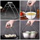 thumbnail image 4 of Kitchen Stainless Steel Folding Hot Dish Plate Clip Plate Retriever Tongs Bowl Clips Pan Dish Gripper Clips Hot Plate or Bowls Clamp Holder Tong, 4 of 5