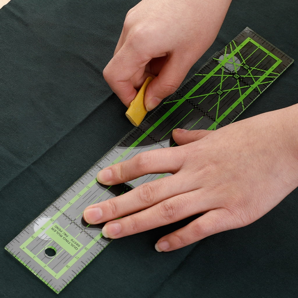 Sewing Ruler Quilting Ruler Fabric Cutting Ruler Sewing Measuring Tool