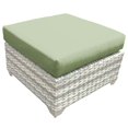 thumbnail image 1 of Ottoman Carré en Osier pour Patio Fairmont Vert, 1 of 1