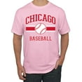 thumbnail image 1 of Wild Bobby City of Chicago Baseball Fantasy Fan Sports Men's T-Shirt, Light Pink, 4X-Large, 1 of 6
