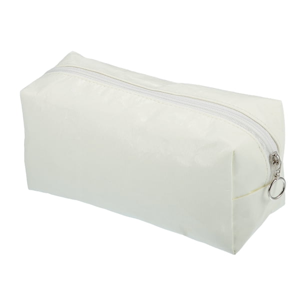 Bolsa organizadora de maquillaje portátil Unique Bargains Polietileno Blanco 15,6x6,8x8cm