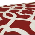 thumbnail image 4 of Pillow Perfect IndoorOutdoor Nouveau Geo Corded Rectangulaire Throw Oreiller, Rouge, Lot de 2, 4 of 5