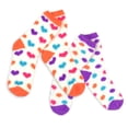 thumbnail image 2 of TeeHee Women's Warm Winter Cozy Fuzzy Slipper Socks 2 Pair Colorful Polka Dots, 2 of 2