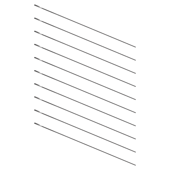 10 Pcs Beading Needles Set, 10.2 in / 26 cm Long Straight Beading Thread Needles with Side Opening, Thin Jewelry Making Needles for DIY Jewelry