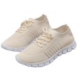 thumbnail image 5 of YOUYEDIAN Sneakers for Women Versatile Lace Up Non Slip Round Toe Fashion Breathable Mesh Sport Soft Sneakers Casual Low Top Comfy Stretch Strap Print Walking Shoes, 5 of 5