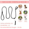 thumbnail image 5 of Unique Bargains Slip for Dogs 5FT No-Pull Dog Leash with Comfortable Rope Design Heavy Duty Training for Small Medium Dogs Black, 5 of 7