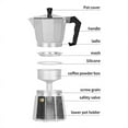 thumbnail image 5 of New Arrivals Coffee Pot Espresso Maker Moka Pot, Stovetop, 5 of 7