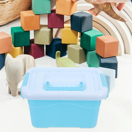 BESTYASH Plastic Storage Bin with Lid and Handle for Versatile Home Organization